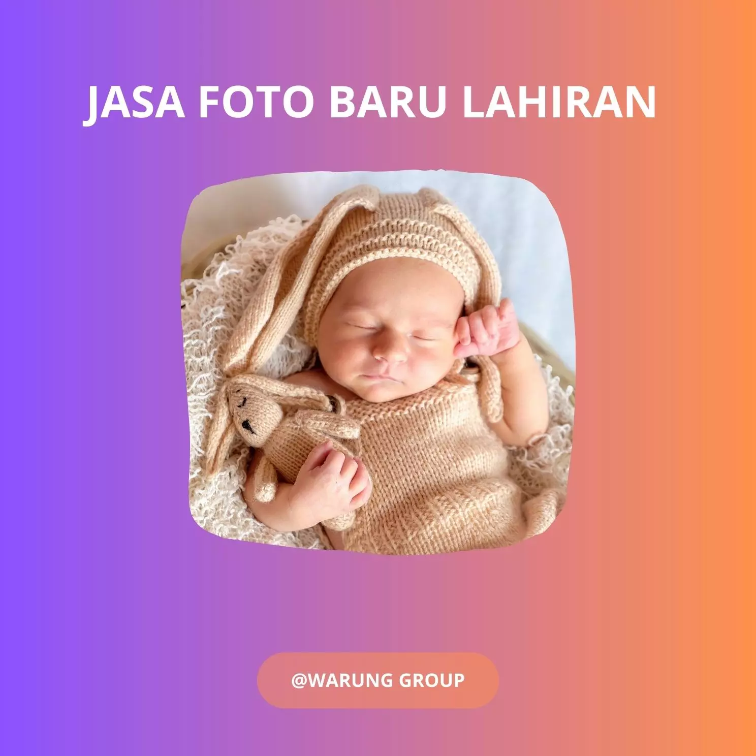 Jasa Foto Bayi Baru Lahiran