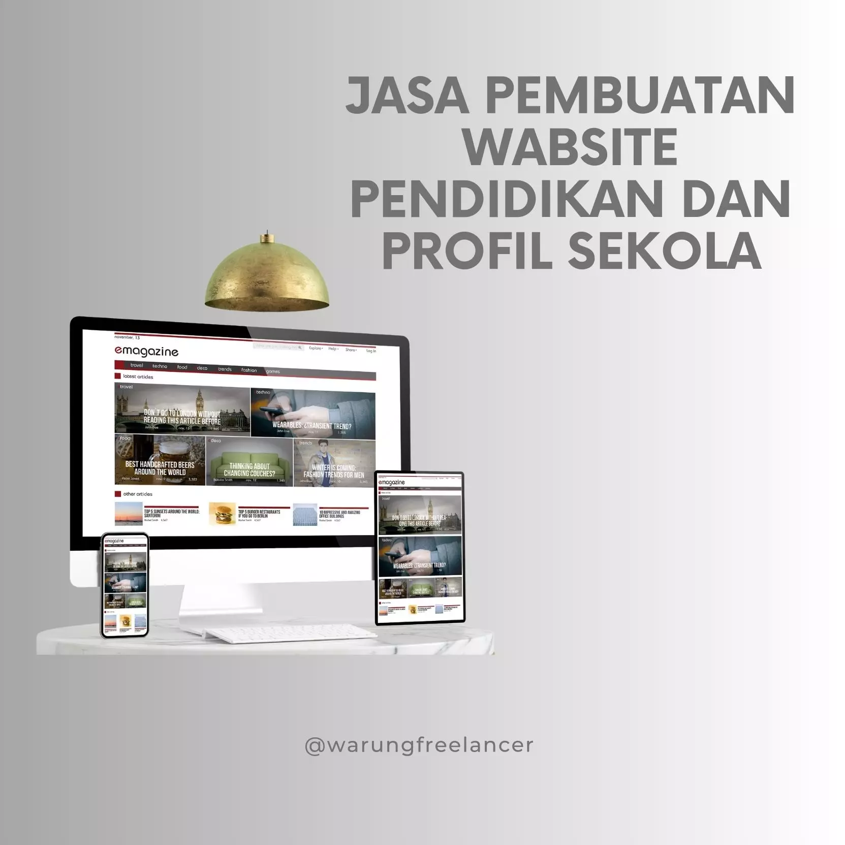 Jasa Pembuatan Website Pendidikan dan Profil Sekolah