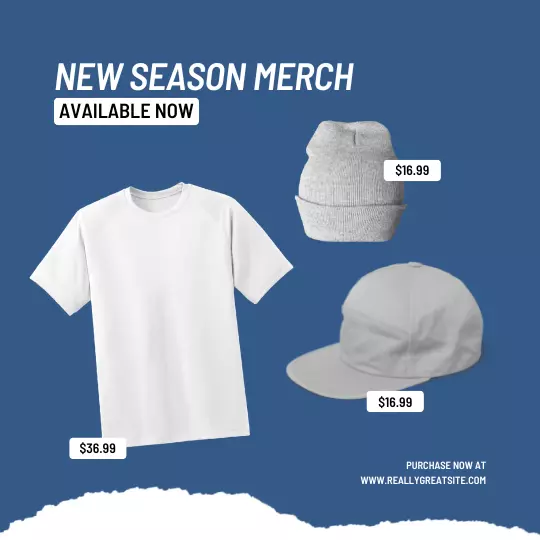 Template Feed Instagram Season Merch Fashion