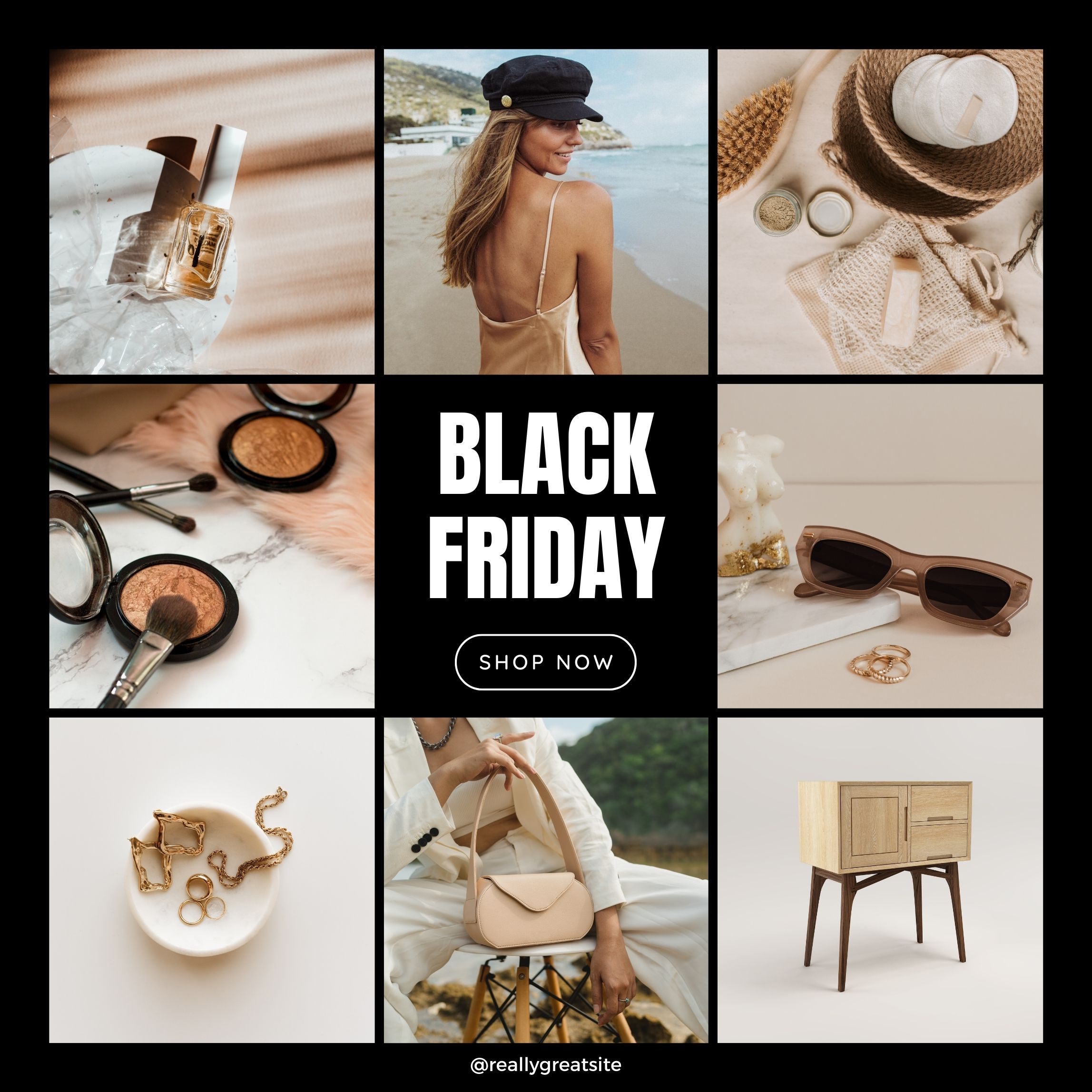 Template Grid Instagram Black Friday Product