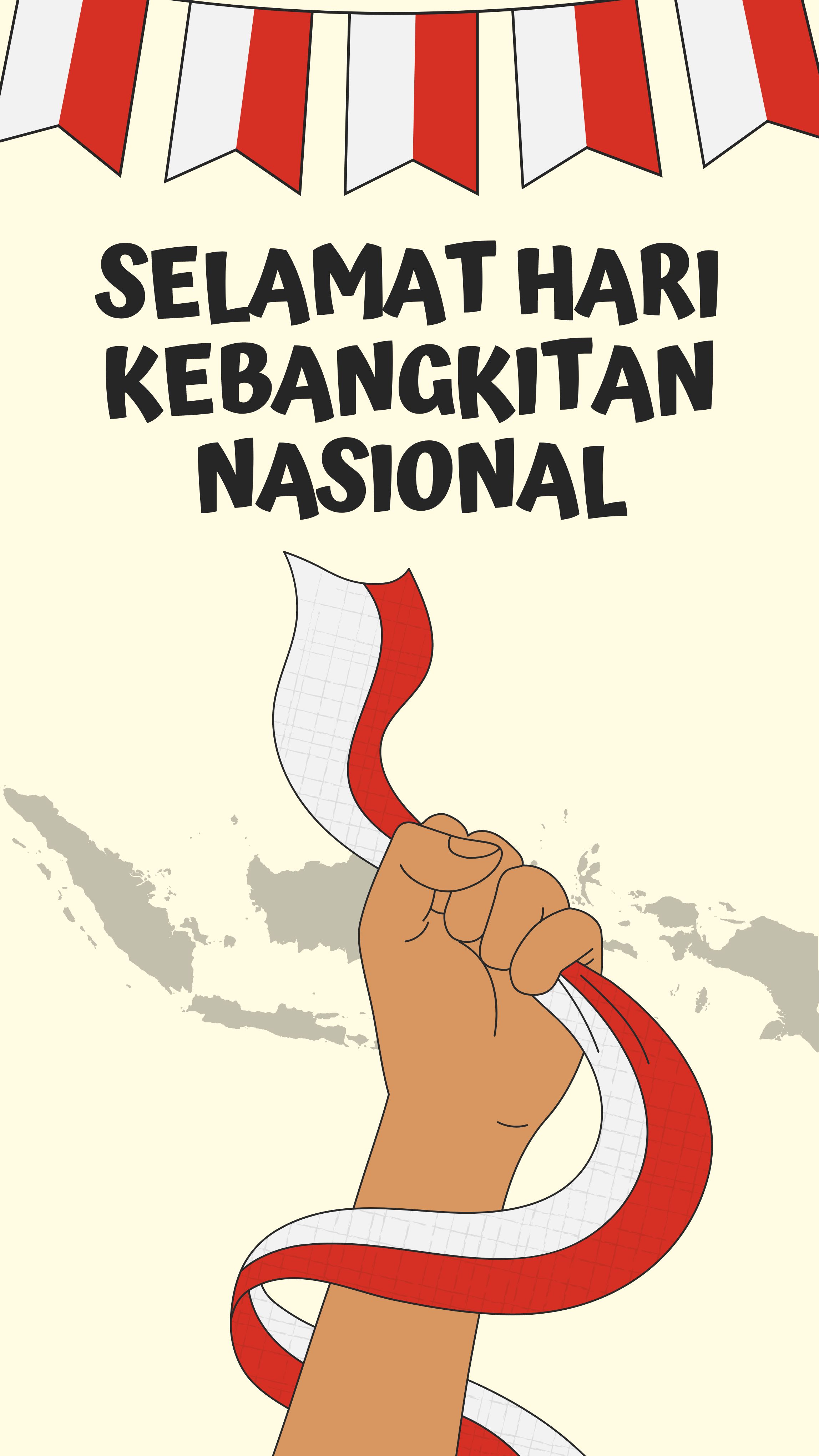 Template Story Instagram Selamat Hari Kebangkitan Nasional