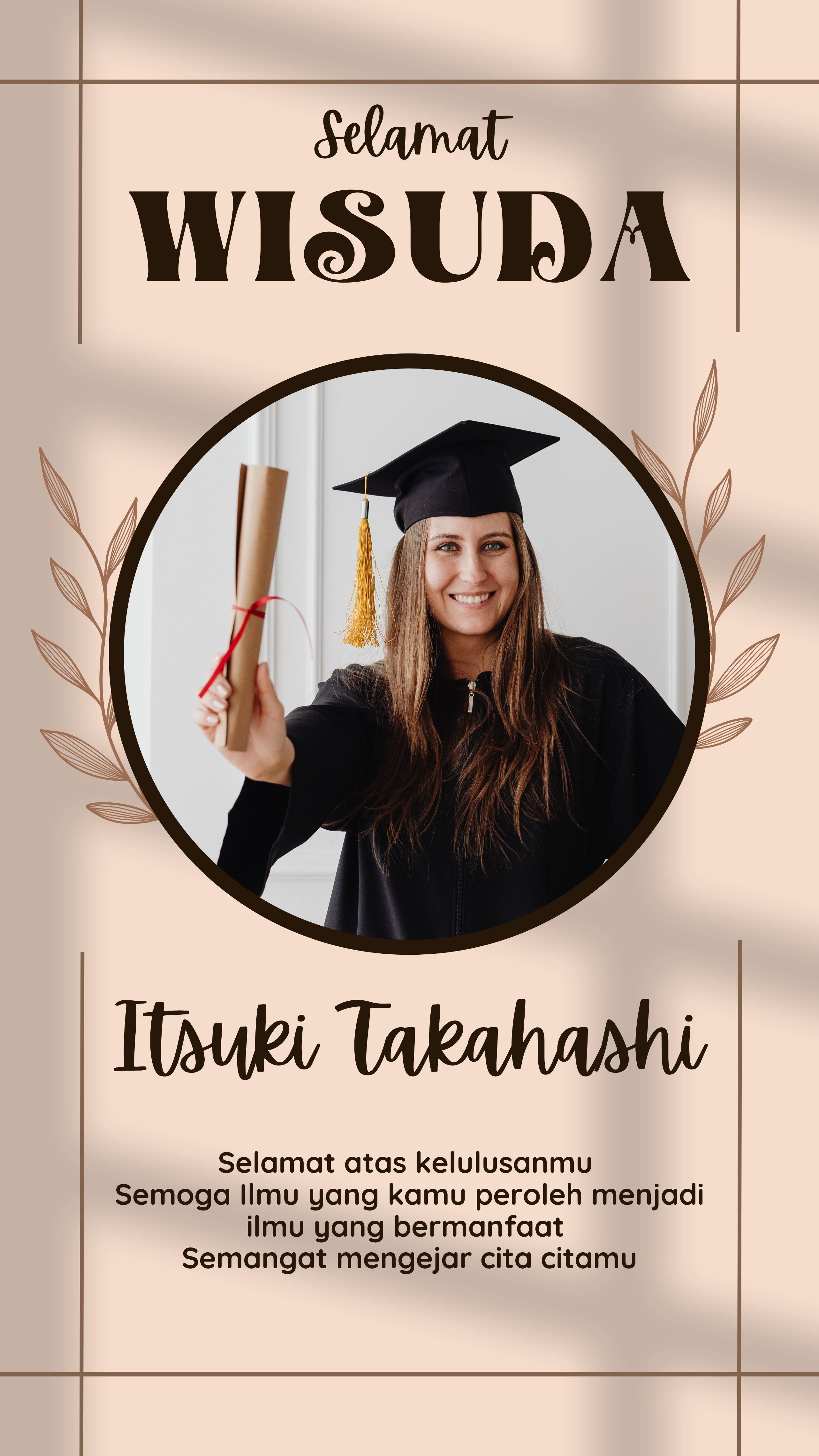 Template Story Instagram Selamat Wisuda